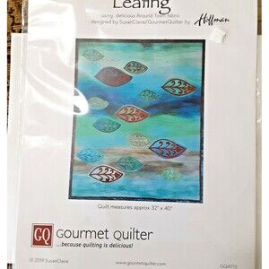Leafing Quilt Pattern Gourmet Quilter Susan Claire Makes Quilt 32X40